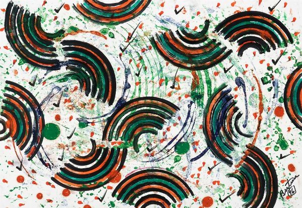 Bertina Lopes : Senza titolo.  - Asta Arte Antica, Moderna e Contemporanea [parte II] - Associazione Nazionale - Case d'Asta italiane