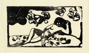 PAUL GAUGUIN : Lotto composto di 3 incisioni.  - Asta Arte Antica, Moderna e Contemporanea [parte II] - Associazione Nazionale - Case d'Asta italiane