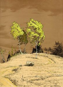 GUSTAV KAMPMANN - Lotto composto di 5 incisioni.