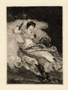 Max Klinger - Die Balldame. Frontespizio.