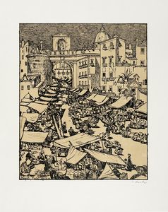 OSKAR LASKE - Lotto composto di 2 incisioni.