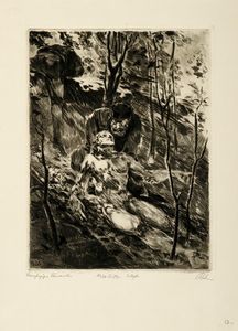 WALTER RICHARD REHN - Lotto composto di 10 incisioni.