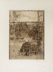 HEINRICH VOGELER - Im Mai (A maggio).