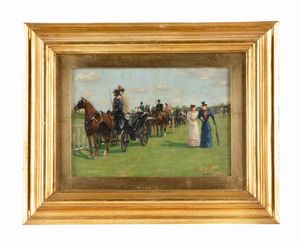 ENRICO BANTI - Corse all'ippodromo (All'Ardenza).