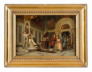 NICOL BARABINO - Morte di Bonifacio VIII.