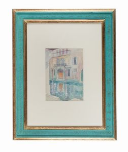 Umberto Brunelleschi - Canale a Venezia.