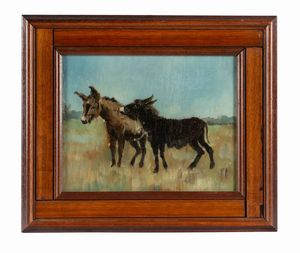 STEFANO BRUZZI - Coppia di asinelli.