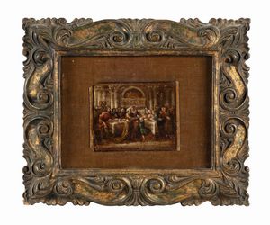 ADEODATO MALATESTA - Tavolo con figure.