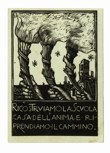 BRUNO MARSILI (DETTO BRUNO DA OSIMO) : Lotto composto di 3 omaggi a Guido da Borsara.  - Asta Arte Antica, Moderna e Contemporanea [parte II] - Associazione Nazionale - Case d'Asta italiane