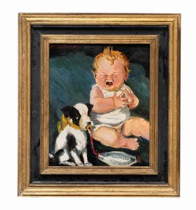 Achille Luciano Mauzan - Farina lattea. Pubblicit Nestl.