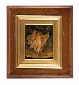 Vincenzo Migliaro - Figura femminile seminuda.