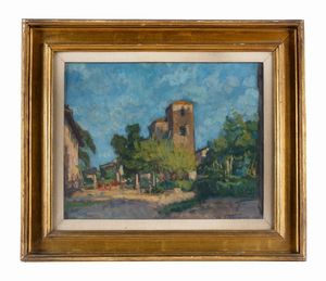 Umberto Vittorini - Cascinale toscano.