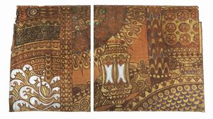 Vittorio Zecchin : Pannello per decorazione parietale a motivi veneziani.  - Asta Arte Antica, Moderna e Contemporanea [parte II] - Associazione Nazionale - Case d'Asta italiane