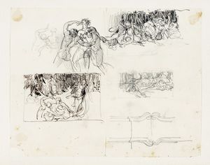 ADOLFO DE CAROLIS : Lotto composto di 3 disegni.  - Asta Arte Antica, Moderna e Contemporanea [parte II] - Associazione Nazionale - Case d'Asta italiane