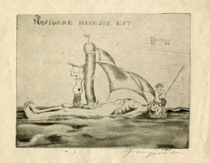 MICHEL FINGESTEN - Lotto composto di 2 incisioni erotiche.