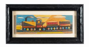 Giulio D'Anna - Trenino giocattolo.