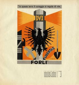 FORTUNATO DEPERO - Lotto composto di 3 incisioni da Le Citt.