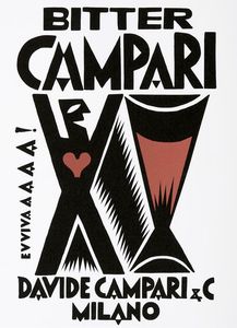FORTUNATO DEPERO : Campari. Portfolio di otto stampe.  - Asta Arte Antica, Moderna e Contemporanea [parte II] - Associazione Nazionale - Case d'Asta italiane