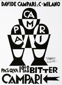 FORTUNATO DEPERO : Campari. Portfolio di otto stampe.  - Asta Arte Antica, Moderna e Contemporanea [parte II] - Associazione Nazionale - Case d'Asta italiane