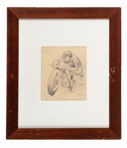 Virgilio Marchi - Motociclista.
