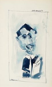 NERINO NANNETTI (NERI) : Lotto composto di 31 ritratti di personalit futuriste.  - Asta Arte Antica, Moderna e Contemporanea [parte II] - Associazione Nazionale - Case d'Asta italiane