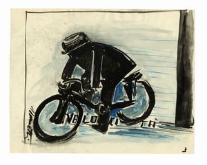 NERINO NANNETTI (NERI) : Lotto composto di 4 disegni.  - Asta Arte Antica, Moderna e Contemporanea [parte II] - Associazione Nazionale - Case d'Asta italiane