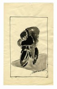 NERINO NANNETTI (NERI) : Lotto composto di 4 disegni.  - Asta Arte Antica, Moderna e Contemporanea [parte II] - Associazione Nazionale - Case d'Asta italiane