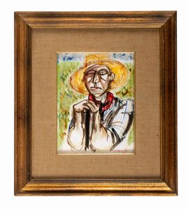 Giuseppe Migneco - Il contadino.