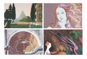 Andy Warhol - Details of Renaissance. A portfolio of four works.