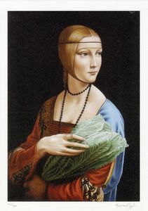 MAURIZIO RAPITI - La dama con lattuga.