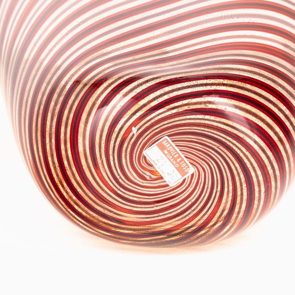 Ercole Barovier : Barovier & Toso, Murano 1960 ca  - Asta Vetri di Murano del '900 - Associazione Nazionale - Case d'Asta italiane