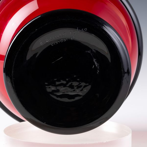 ETTORE SOTTSASS : Vistosi, Murano 1977  - Asta Vetri di Murano del '900 - Associazione Nazionale - Case d'Asta italiane