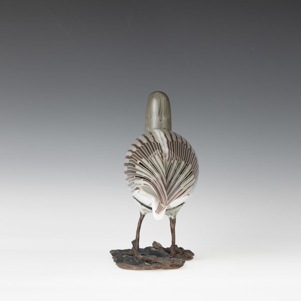 TONI ZUCCHERI : Venini, Murano 1989 Gabbiano  - Asta Vetri di Murano del '900 - Associazione Nazionale - Case d'Asta italiane