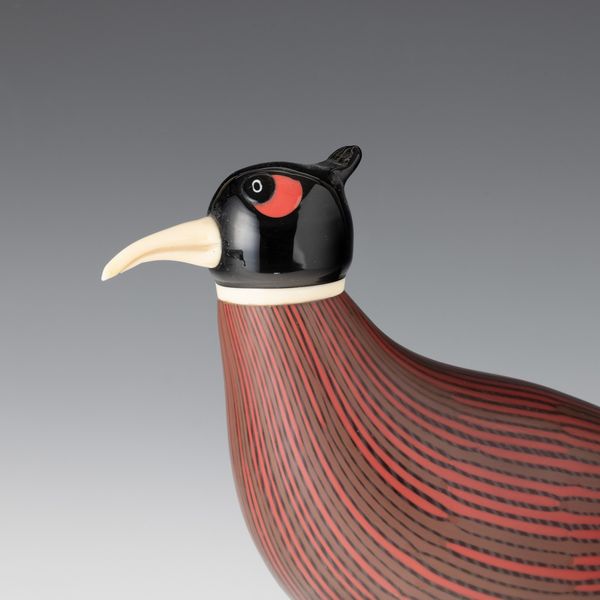 TONI ZUCCHERI : Venini, Murano 1989 Fagiano  - Asta Vetri di Murano del '900 - Associazione Nazionale - Case d'Asta italiane