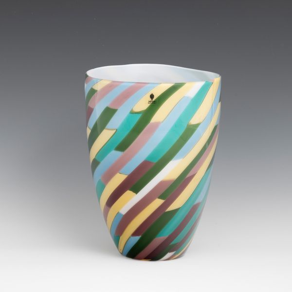 Laura Diaz de Santillana : Venini, Murano 1981  - Asta Vetri di Murano del '900 - Associazione Nazionale - Case d'Asta italiane