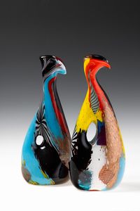 Dino Martens (1894-1970) : Vetreria Aureliano Toso, Murano 1950 ca  - Asta Vetri di Murano del '900 - Associazione Nazionale - Case d'Asta italiane