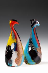 Dino Martens (1894-1970) : Vetreria Aureliano Toso, Murano 1950 ca  - Asta Vetri di Murano del '900 - Associazione Nazionale - Case d'Asta italiane