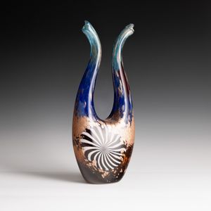 Dino Martens (1894-1970) : Vetreria Aureliano Toso, Murano 1950 ca  - Asta Vetri di Murano del '900 - Associazione Nazionale - Case d'Asta italiane