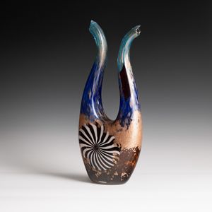 Dino Martens (1894-1970) : Vetreria Aureliano Toso, Murano 1950 ca  - Asta Vetri di Murano del '900 - Associazione Nazionale - Case d'Asta italiane