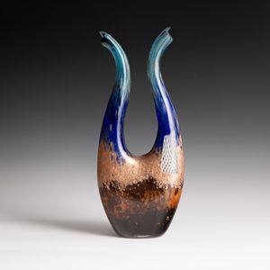 Dino Martens (1894-1970) : Vetreria Aureliano Toso, Murano 1950 ca  - Asta Vetri di Murano del '900 - Associazione Nazionale - Case d'Asta italiane