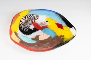 Dino Martens (1894-1970) : Vetreria Aureliano Toso, Murano 1950 ca  - Asta Vetri di Murano del '900 - Associazione Nazionale - Case d'Asta italiane