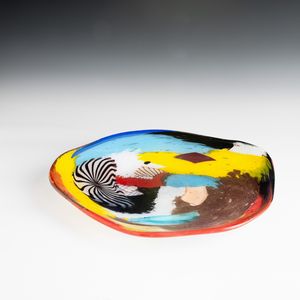 Dino Martens (1894-1970) : Vetreria Aureliano Toso, Murano 1950 ca  - Asta Vetri di Murano del '900 - Associazione Nazionale - Case d'Asta italiane