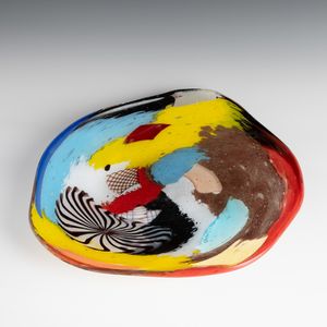 Dino Martens (1894-1970) : Vetreria Aureliano Toso, Murano 1950 ca  - Asta Vetri di Murano del '900 - Associazione Nazionale - Case d'Asta italiane