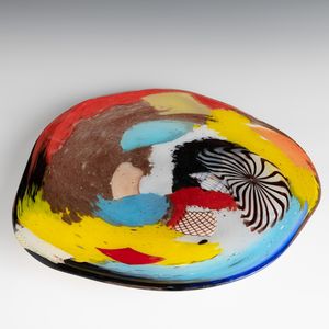 Dino Martens (1894-1970) : Vetreria Aureliano Toso, Murano 1950 ca  - Asta Vetri di Murano del '900 - Associazione Nazionale - Case d'Asta italiane