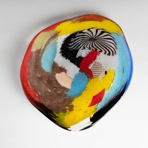 Dino Martens (1894-1970) : Vetreria Aureliano Toso, Murano 1950 ca  - Asta Vetri di Murano del '900 - Associazione Nazionale - Case d'Asta italiane