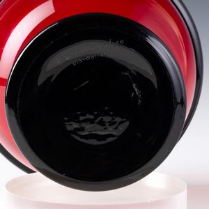 ETTORE SOTTSASS : Vistosi, Murano 1977  - Asta Vetri di Murano del '900 - Associazione Nazionale - Case d'Asta italiane