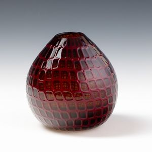 Carlo Scarpa : (da un modello di)<BR>Murano XX secolo<BR>  - Asta Vetri di Murano del '900 - Associazione Nazionale - Case d'Asta italiane