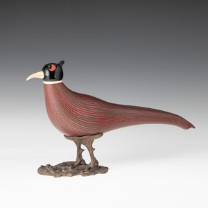 TONI ZUCCHERI - Venini, Murano 1989 Fagiano