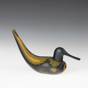 TONI ZUCCHERI : Venini, Murano 1998 Fischione  - Asta Vetri di Murano del '900 - Associazione Nazionale - Case d'Asta italiane