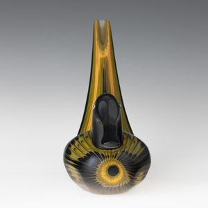 TONI ZUCCHERI : Venini, Murano 1998 Fischione  - Asta Vetri di Murano del '900 - Associazione Nazionale - Case d'Asta italiane